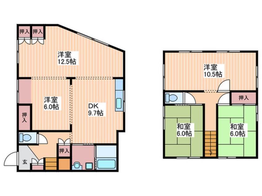 間取図 矢野東戸建