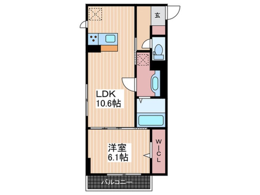 間取図 D-ROOM宇品西