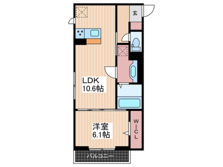 間取図 D-ROOM宇品西