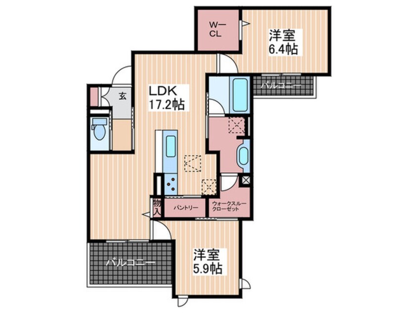 間取図 sakura terrace