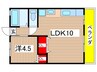 山田ビル 1LDKの間取り