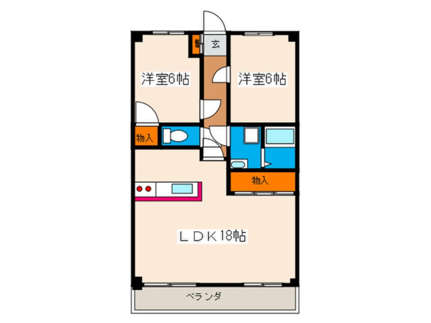 間取図 ロイヤル竜王