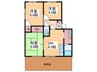 コーポ松浦Ｃ棟 3DKの間取り