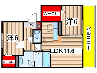 間取図 ﾌｧｲﾌﾞｽﾘｰ