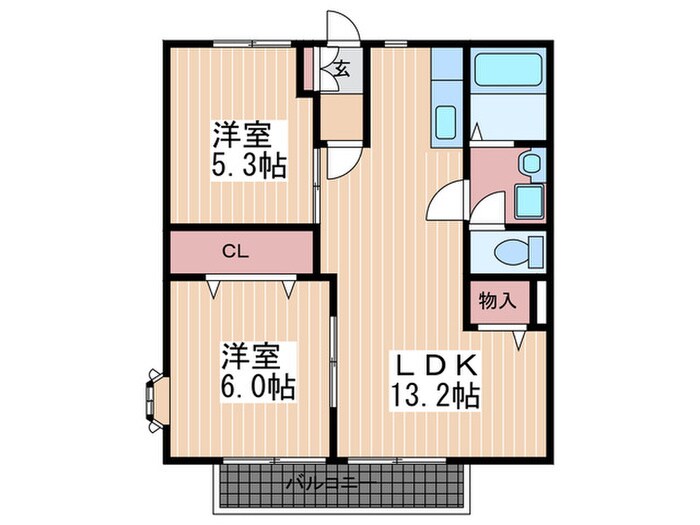 間取り図 ＮＥＷ　ＣＩＴＹ　Ｋ