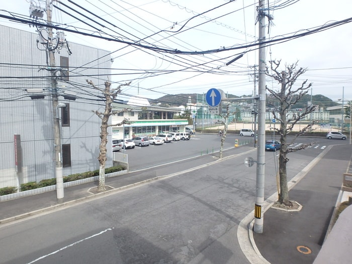 室内からの展望 西原ビル