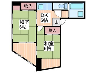 間取図 ラ・プラージュ西観音