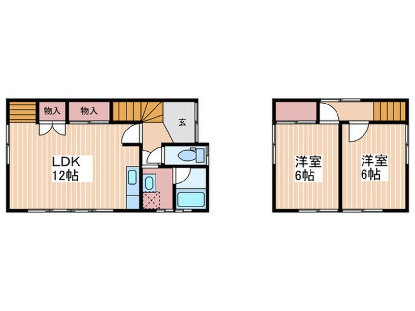 間取図 亀山南戸建て