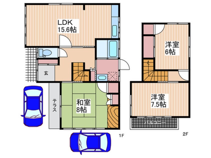 間取図 あさひが丘6丁目戸建