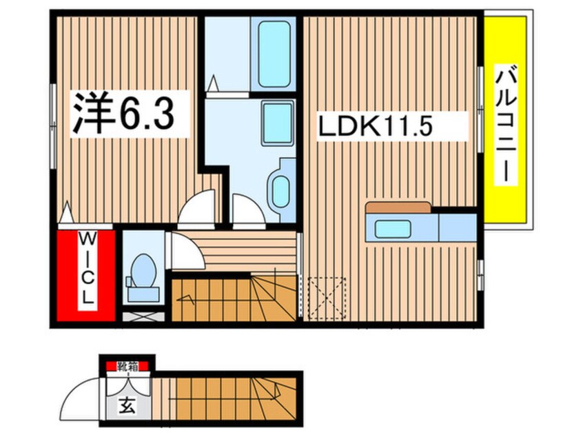 間取図 カーサベルデ