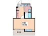 Prive広 1Rの間取り