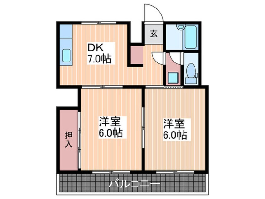 間取図 アップルビル