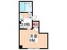 ジョイフル河原町 1Kの間取り