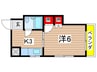 コーポ瀬尾 1Kの間取り