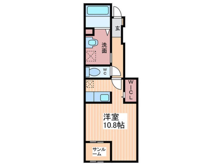 間取図 ハイ　ロザーナ　ファミリア