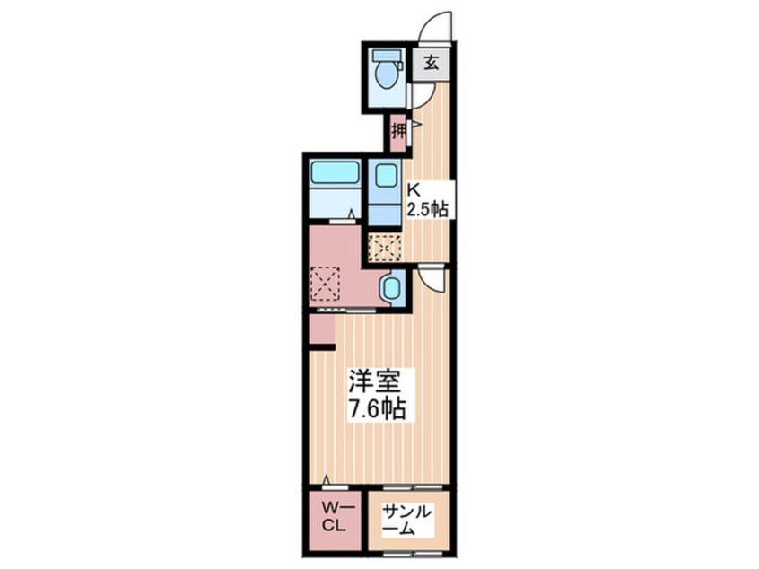 間取図 クローバーハウス　Ｔ