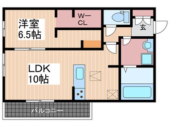 間取図 アップス安東Ｄ－Ⅲ