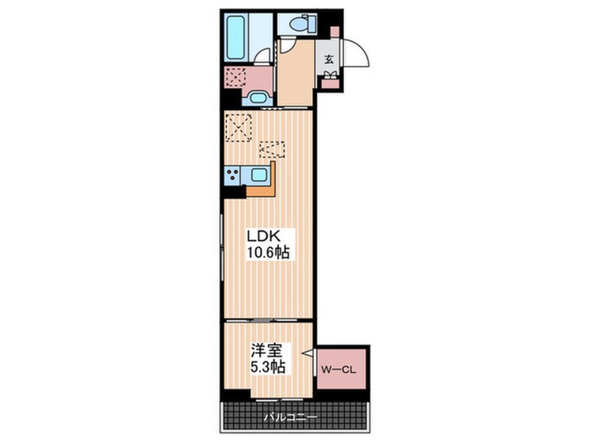 間取図 campanella上大須賀