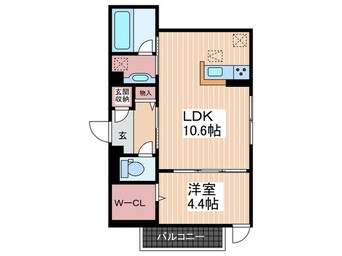 間取図 campanella上大須賀