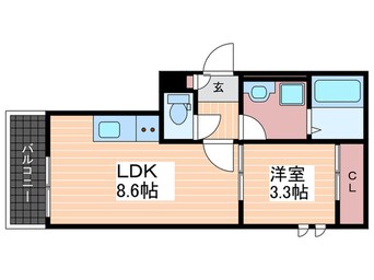 間取図 仮）ＲＥＧＡＬＥＳＴ廿日市本町