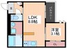 仮）ＲＥＧＡＬＥＳＴ廿日市本町 1LDKの間取り