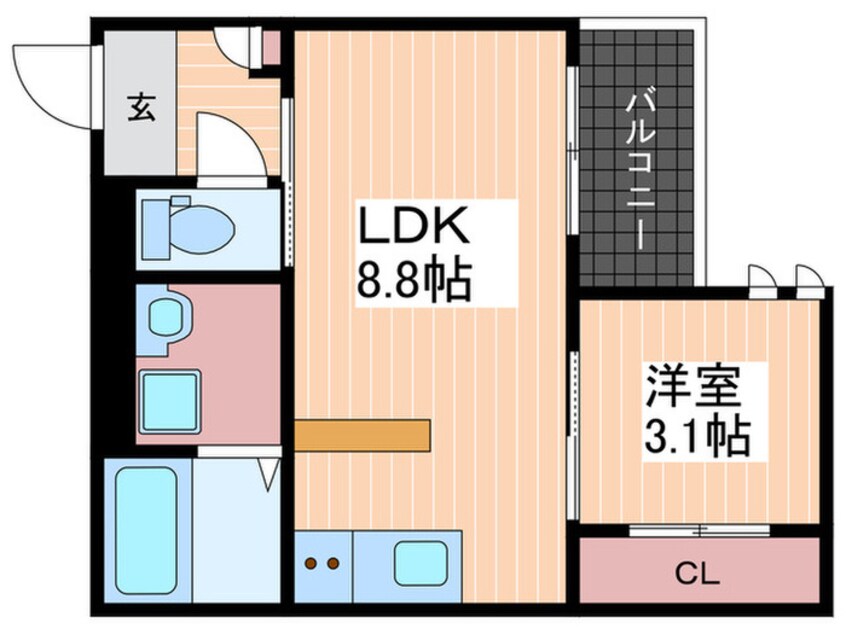 間取図 仮）ＲＥＧＡＬＥＳＴ廿日市本町