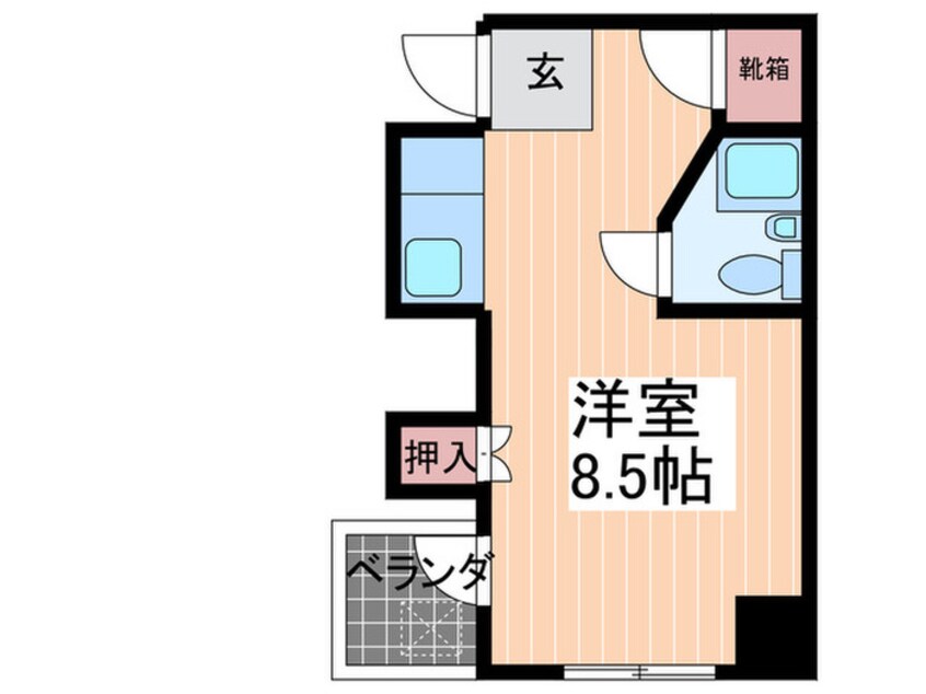 間取図 舟入コーポ