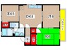 シャルム徳村 3DKの間取り