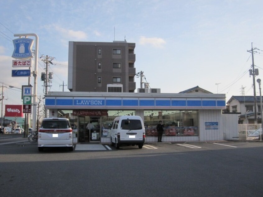 ローソン 広島東原二丁目店(コンビニ)まで400m シャルム徳村