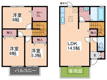 間取図 クレール吉村　Ⅱ