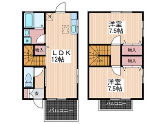 間取図 ローズコート大堤