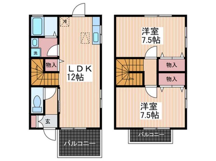 間取図 ローズコート大堤