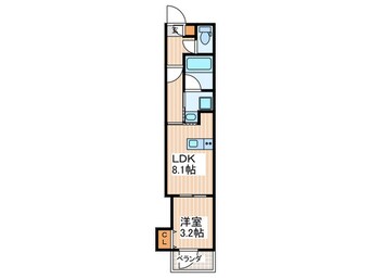 間取図 LIFEMENT GLANZ YOKOGAWA