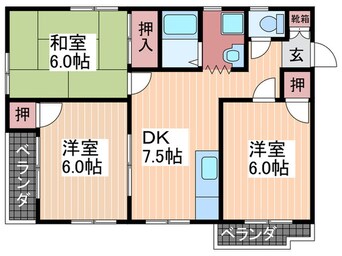 間取図 ネオコ－ポ矢野