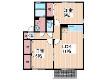 間取図 セジュール深川　Ａ棟