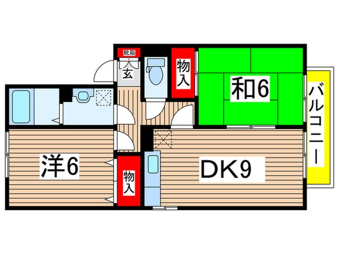間取り図 コンフォ－ル中筋