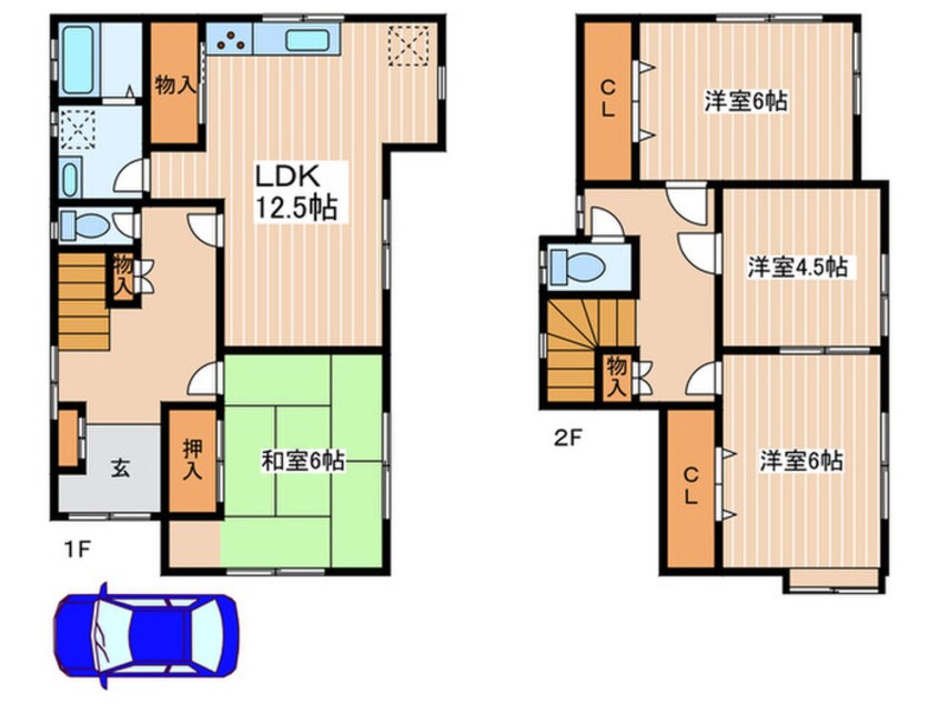 間取図 八幡東２丁目戸建