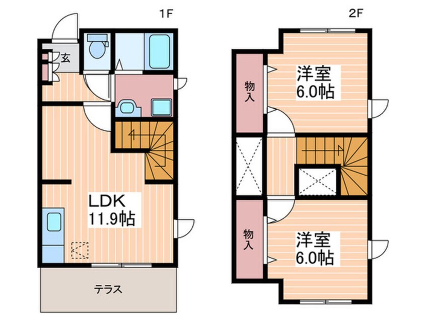 間取図 クレストール速谷