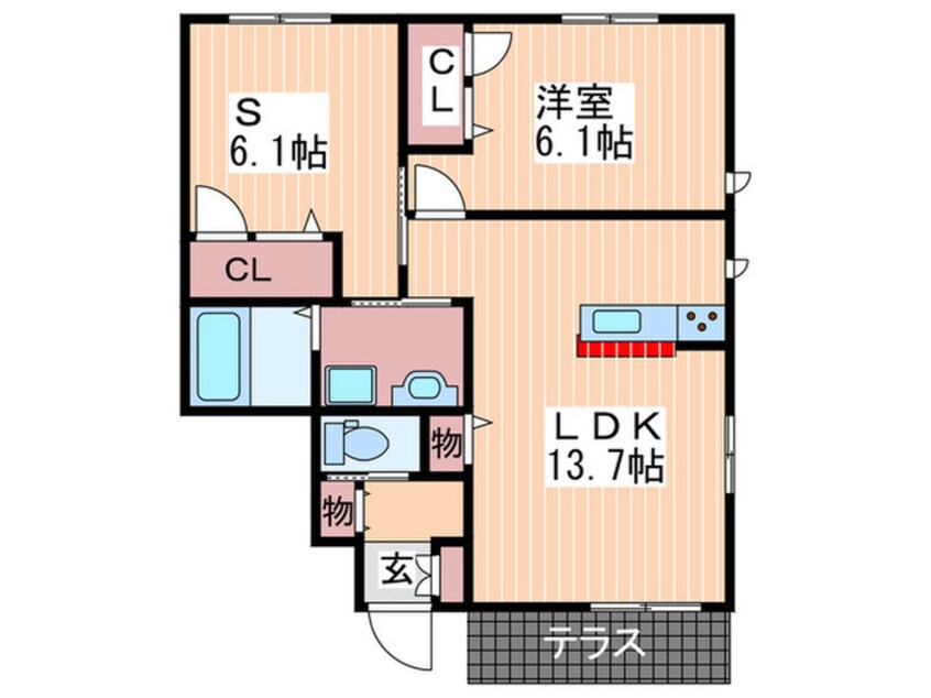 間取図 シャーメゾンfaden