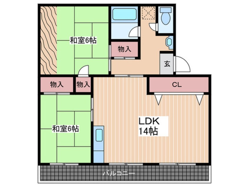 間取図 ＳＧＭマンション皆賀