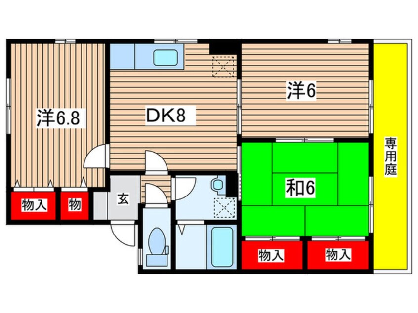 間取図 ビューテラス大町　Ｂ棟