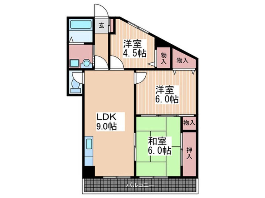 間取図 サザンクロスⅡ