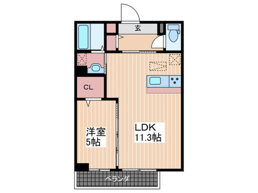 間取図 メゾン中筋