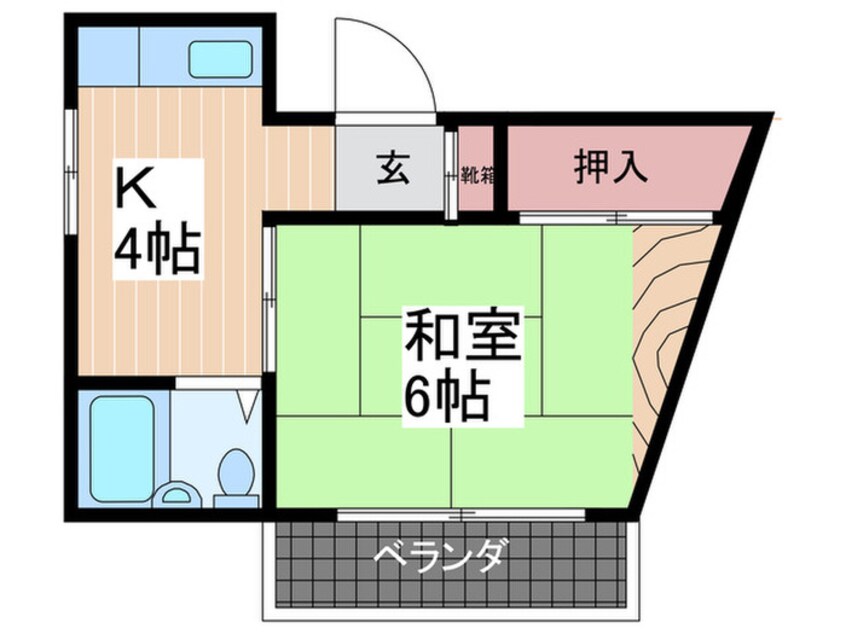 間取図 川辺451ビル