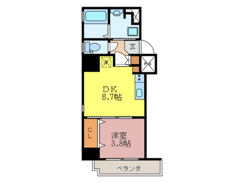 間取図 Katayama BLDG 25