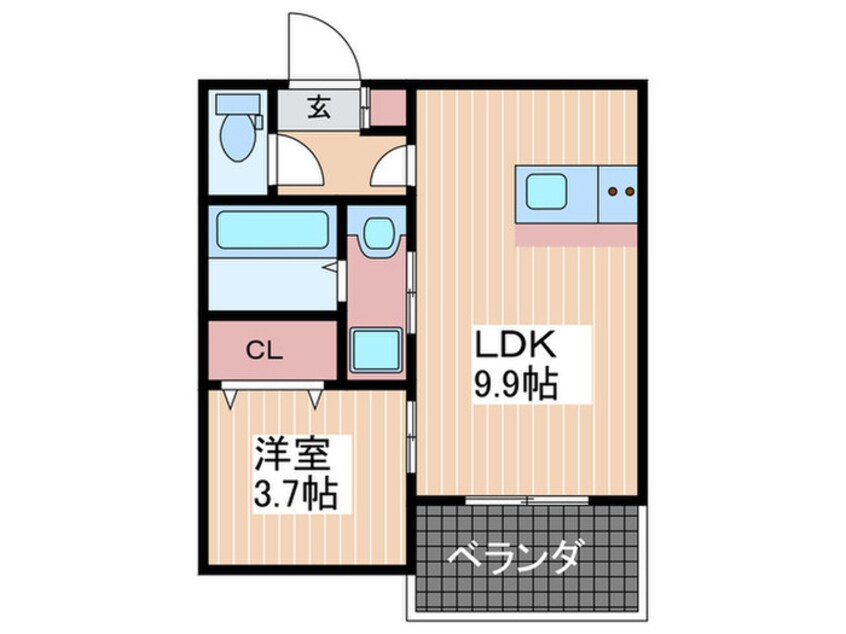 間取図 Plume古市