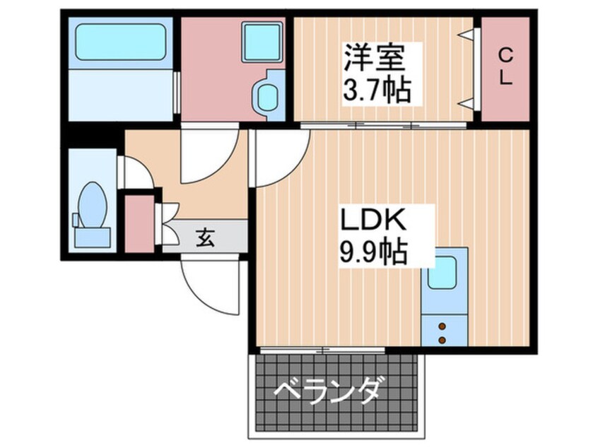 間取図 Plume古市