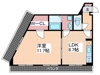 間取図 第一クリスビル