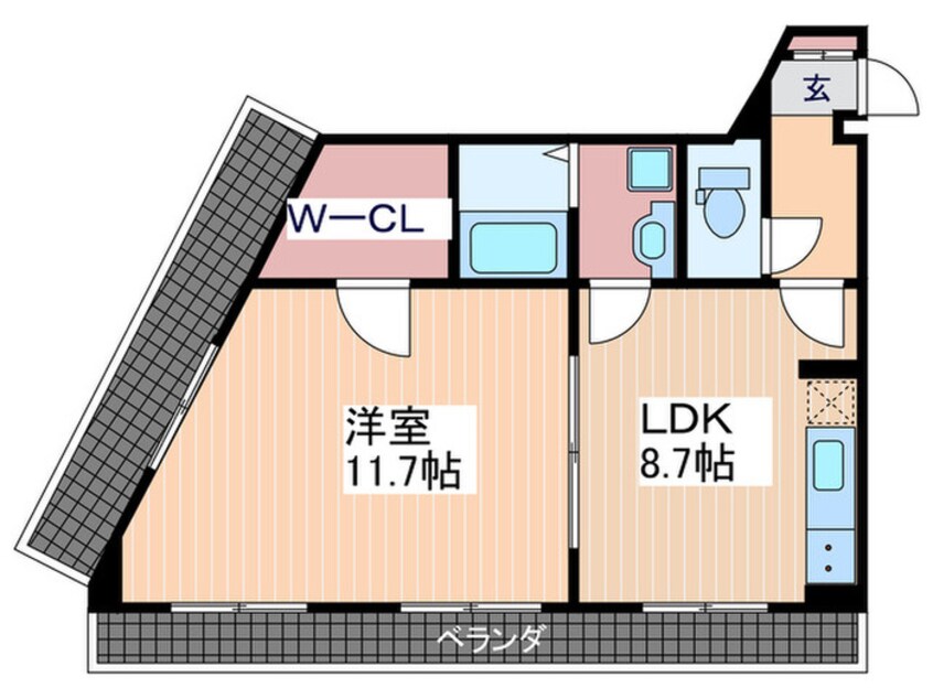間取図 第一クリスビル
