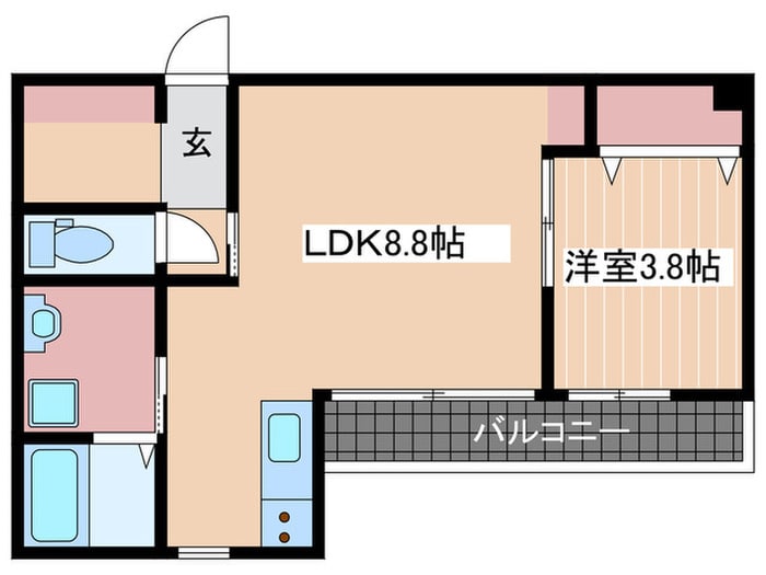 間取り図 TURTLE MINAMIMACHI